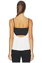 view 3 of 5 Proenza Schouler Vanna Top in White & Black