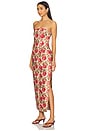 view 4 of 5 Rosalie Strapless Dress in Rose Bud