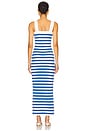 view 3 of 4 Ari Dress in Blue Stripe