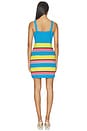 view 3 of 3 ROBE À RAYURES TAMMY in Blue Multi Stripe