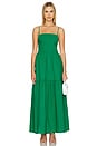 view 2 of 3 Alexis Dress in Topaz Green