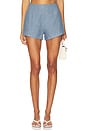 view 1 of 6 Thea Short in Steel Blue