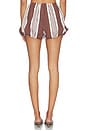 view 4 of 6 Rosie Short in Chocolate Stripe