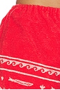 view 6 of 6 Cody Short in Red & Ivory Fish