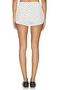 view 4 of 6 Tommy Short in Ivory Black Polka Dot
