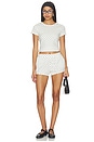 view 5 of 6 Tommy Short in Ivory Black Polka Dot