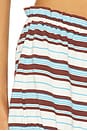 view 6 of 6 PANTALONES CORTOS CON VOLANTES NADINE in Chocolate Multi Stripe