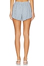 view 4 of 6 Aurelia Short in Blue & Cream Gingham