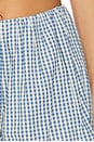 view 6 of 6 Aurelia Short in Blue & Cream Gingham