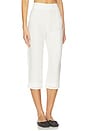 view 2 of 6 Effi Capri Pant in Cream