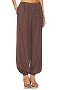 view 2 of 6 PANTALON EVIE in Chocolate Vanilla