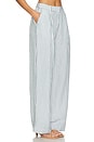 view 3 of 6 Lorenzo Pant in Seagrass Stripe