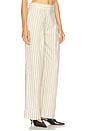 view 2 of 6 MACKENZIE トラウザー in Cream Pinstripe