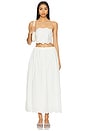 view 5 of 6 Antoinette Skirt in Vintage White