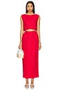 view 5 of 6 Bonnie Pencil Skirt in Red