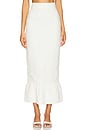 view 1 of 6 Matilda Column Skirt in Cream