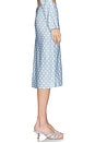 view 3 of 6 Leo Skirt in Blue Polka Dot