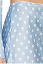 view 6 of 6 Leo Skirt in Blue Polka Dot