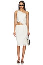 view 5 of 6 Darya Skirt in Cream