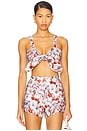 view 1 of 4 Luna Bandeau Top in Lily Garden
