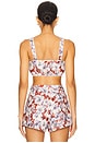 view 3 of 4 Luna Bandeau Top in Lily Garden