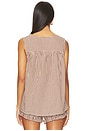 view 3 of 4 Callie Blouse in Petite Mocha Gingham