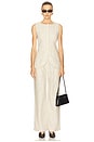view 4 of 5 Emma Vest in Cream Pinstripe