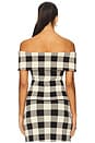view 3 of 4 Pippa Strapless Top in Heritage Plaid