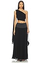 view 1 of 4 Solene One Shoulder Top in Black