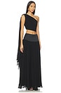 view 2 of 4 Solene One Shoulder Top in Black