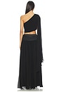 view 4 of 4 Solene One Shoulder Top in Black