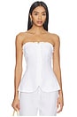 view 1 of 4 TOP SIN TIRANTES FLORENCE in Ivory
