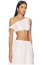 view 2 of 4 Rosie Tie Top in Pink Stripe