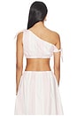 view 3 of 4 Rosie Tie Top in Pink Stripe
