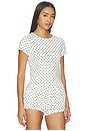 view 2 of 5 CAMISETA TOMMY  in Ivory Black Polka Dot