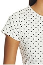 view 5 of 5 CAMISETA TOMMY  in Ivory Black Polka Dot