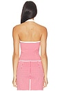 view 3 of 5 Micah Halter Top in Red Gingham