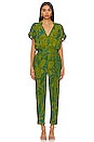 view 1 of 3 Becky Long Jumpsuit in Gauguin Green