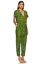 view 2 of 3 Becky Long Jumpsuit in Gauguin Green