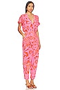 view 2 of 3 Becky Long Jumpsuit in Gauguin Pink