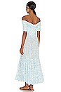 view 3 of 3 Soledad Off Shoulder Midi Dress in Sky Blue Breeze