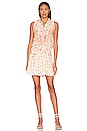 view 1 of 3 Clara Mini Dress in White Orange Riviera