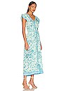 view 2 of 3 Della Midi Dress in Aqua Grasse