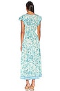 view 3 of 3 Della Midi Dress in Aqua Grasse