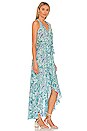 view 2 of 3 Tamara Dress in Aqua Chagal