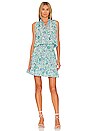 view 1 of 3 Clara Mini Dress in Aqua Chagal