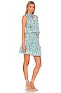 view 2 of 3 Clara Mini Dress in Aqua Chagal
