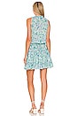 view 3 of 3 Clara Mini Dress in Aqua Chagal