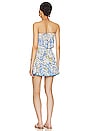 view 3 of 3 Ambra Bandeau Mini Dress in Blue Ailes