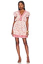view 1 of 3 Camila Mini Dress in White Pink Tulipe